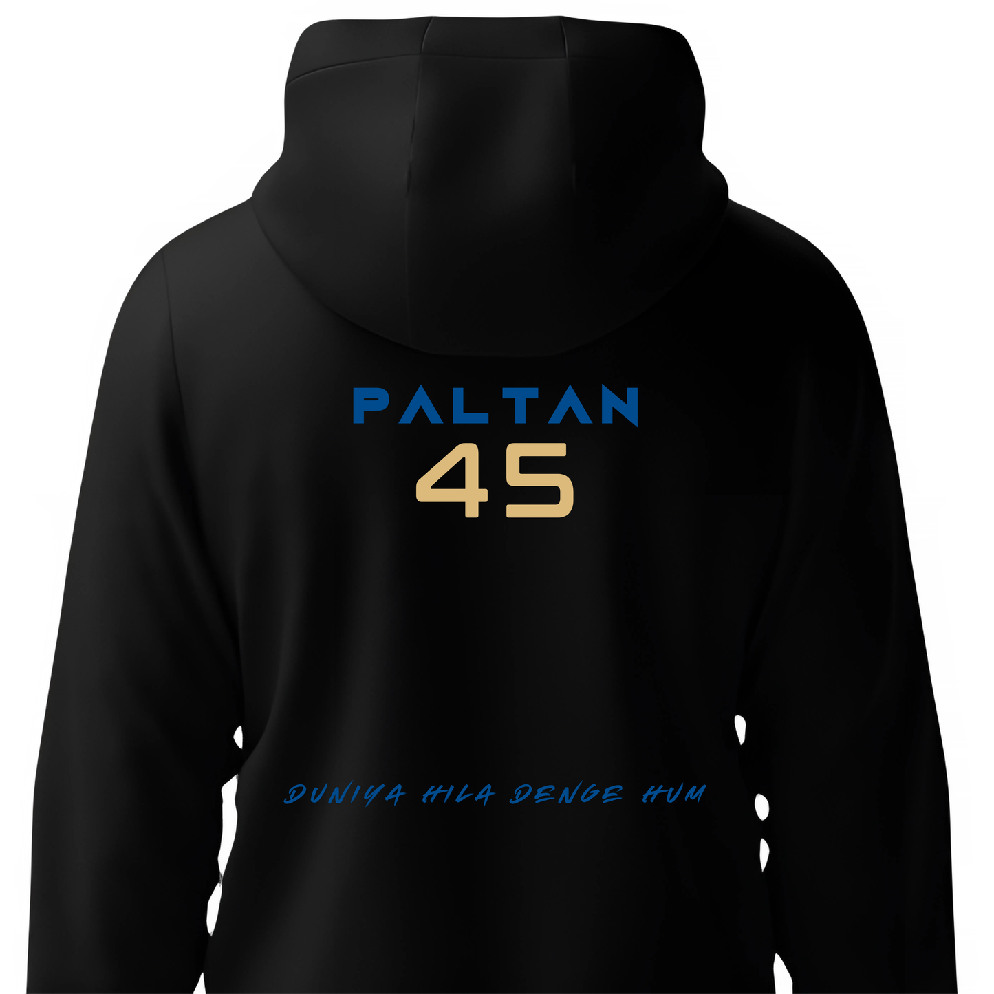 Paltan - Mumbai Black Zip Hoodies