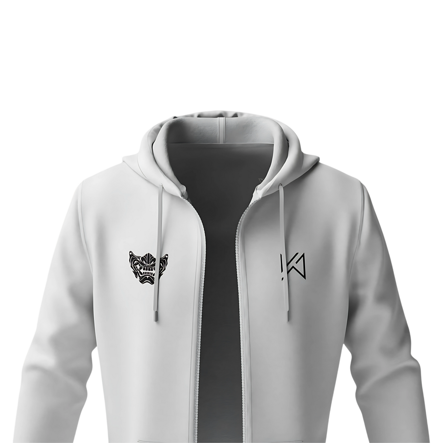 Ghost Zipper Hoodie