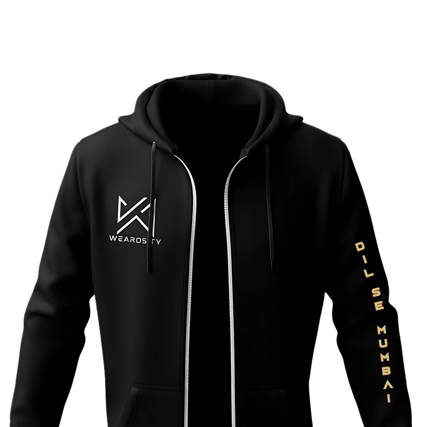 Paltan - Mumbai Black Zip Hoodies
