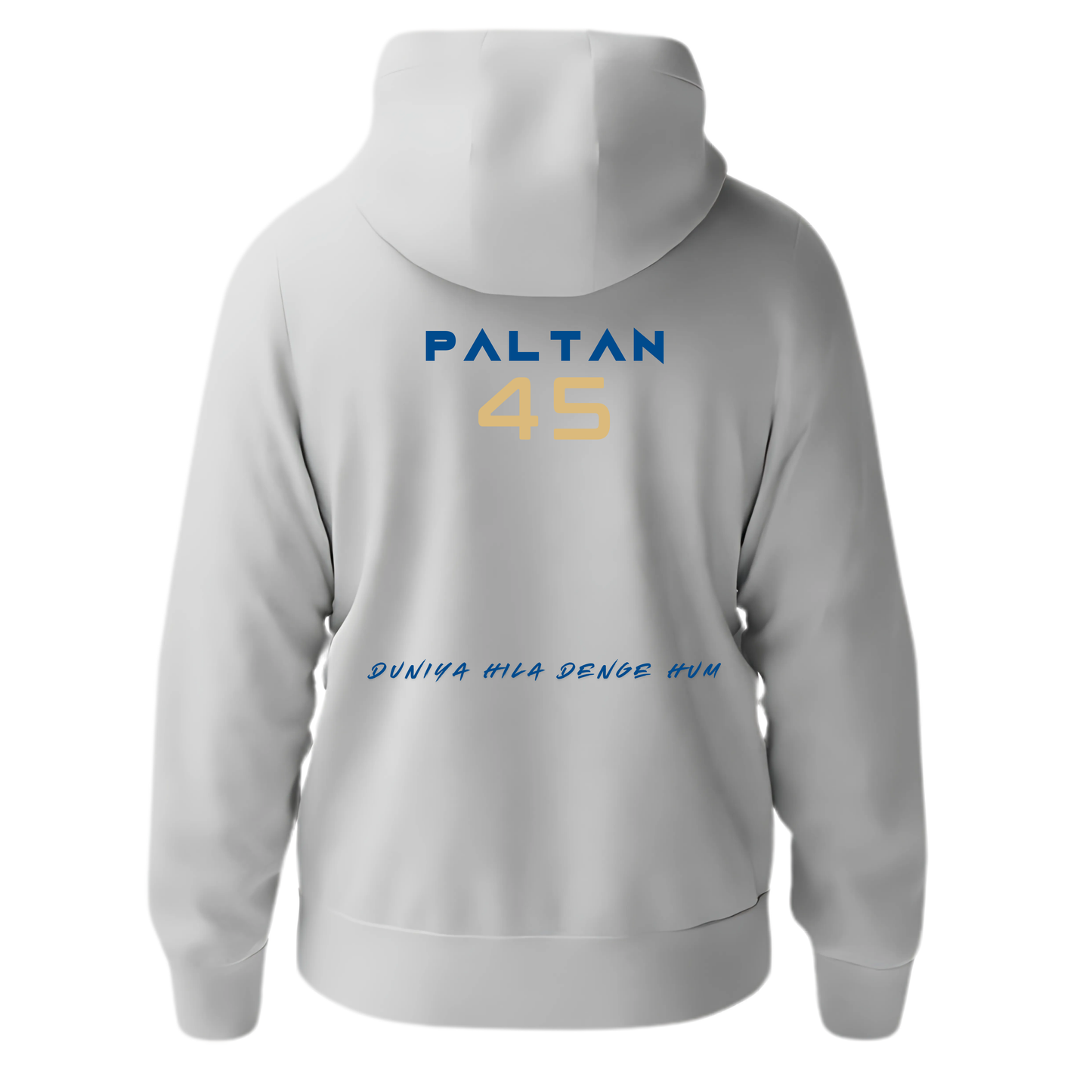 Paltan - Mumbai White Zip Hoodies