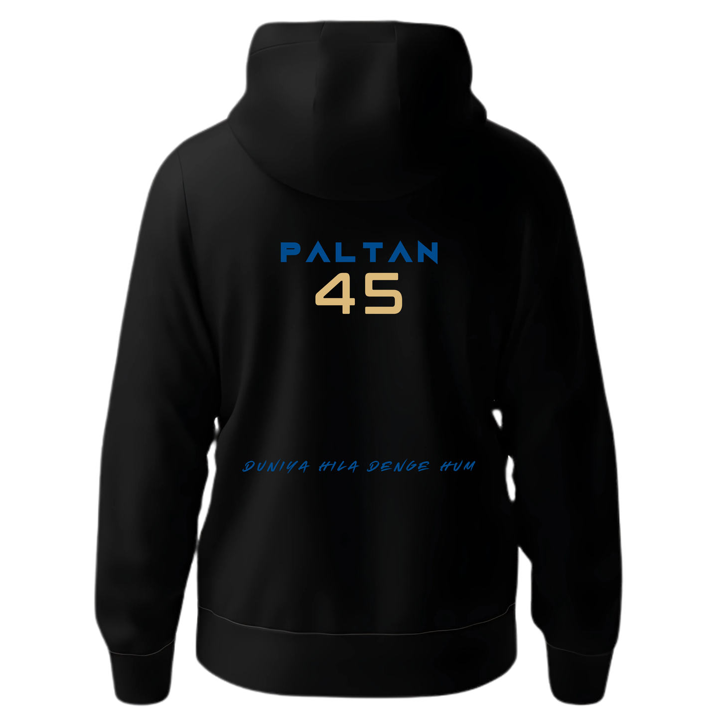 Paltan - Mumbai Black Zip Hoodies