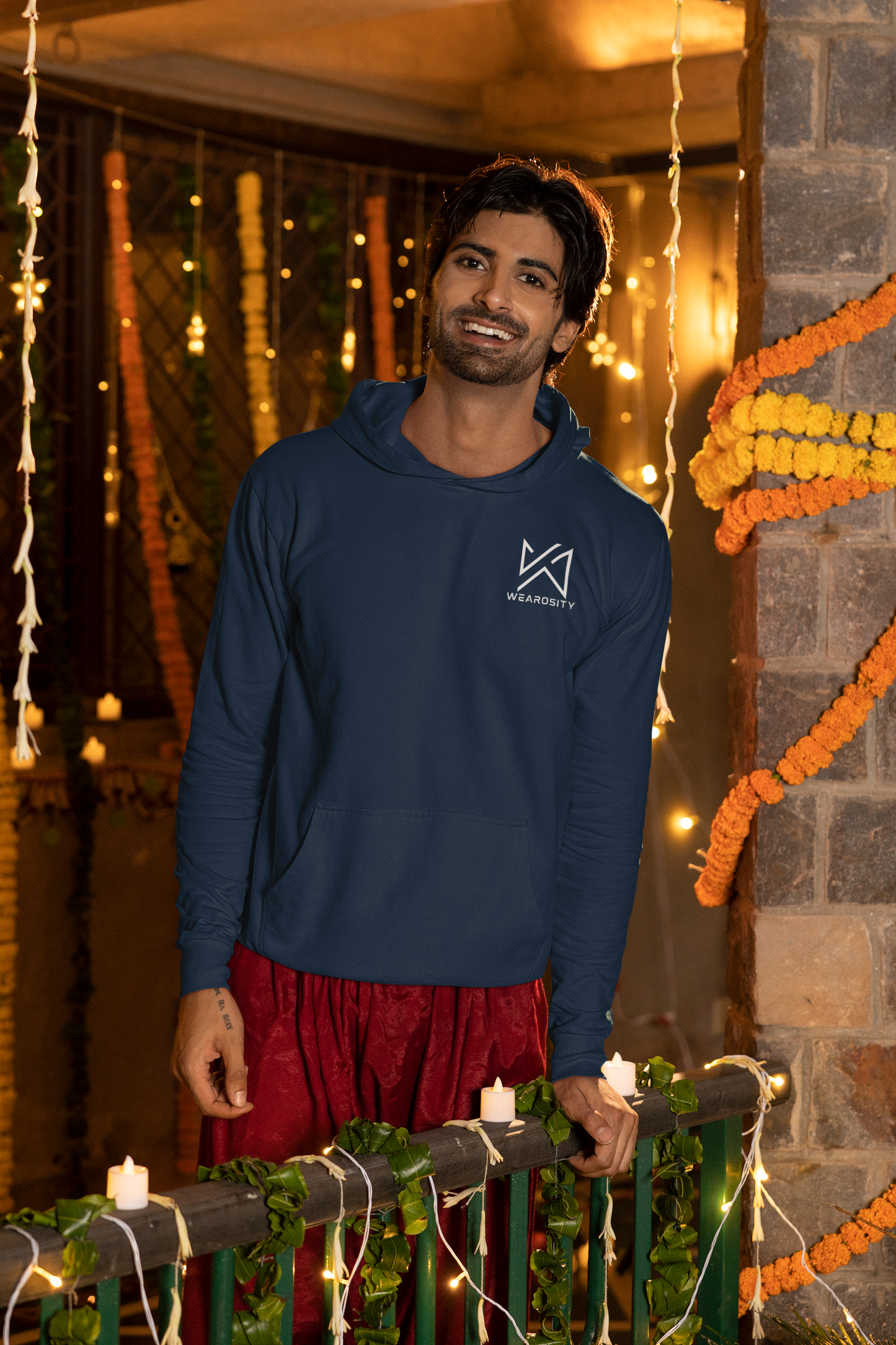 Oversized Heavy Navy Blue Hoodies