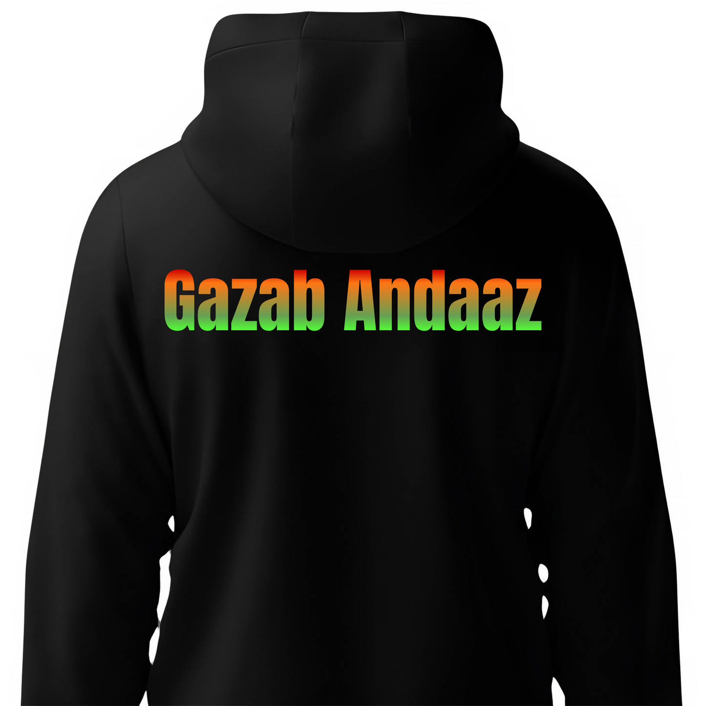 Gazab Andaaz- Lucknow Black Zip Hoodies