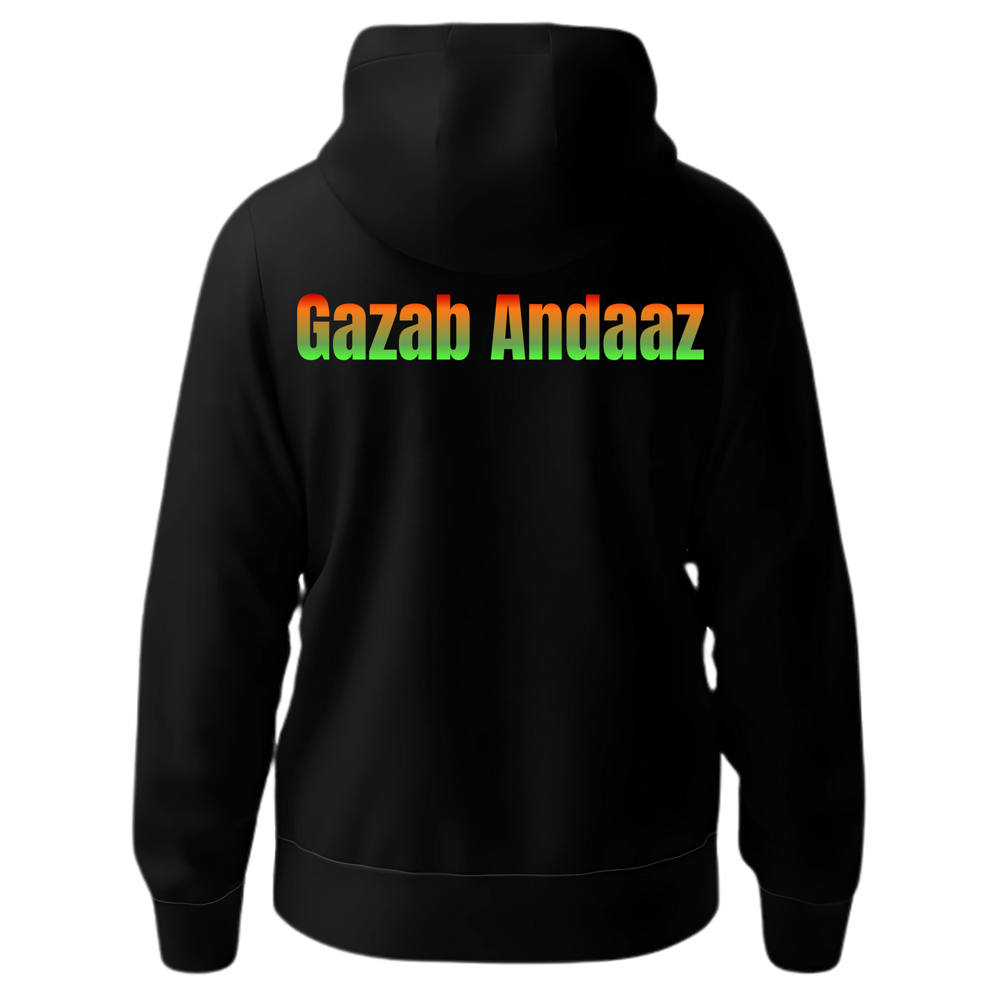 Gazab Andaaz- Lucknow Black Zip Hoodies