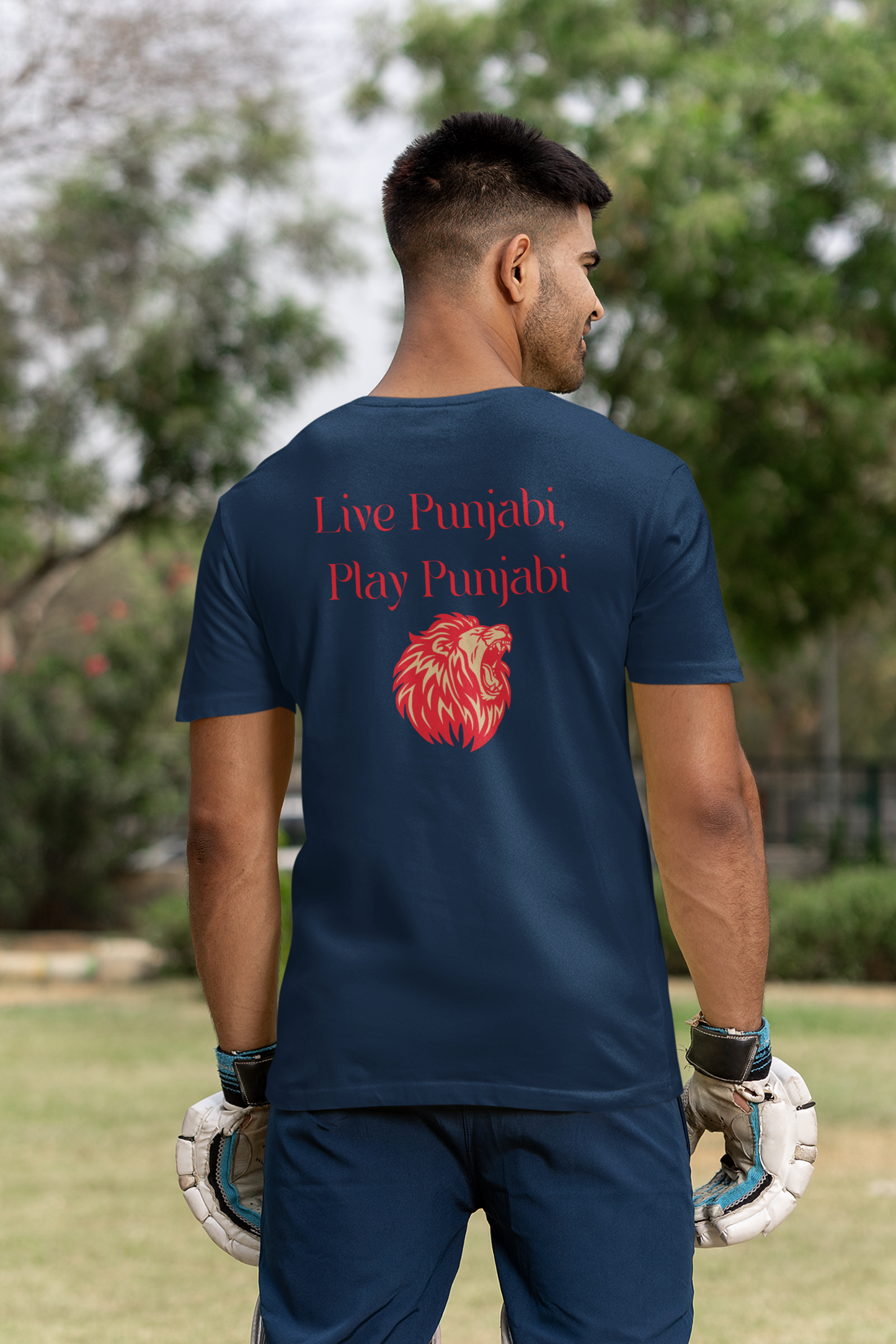 Live Punjabi Play Punjabi Round Neck T Shirt