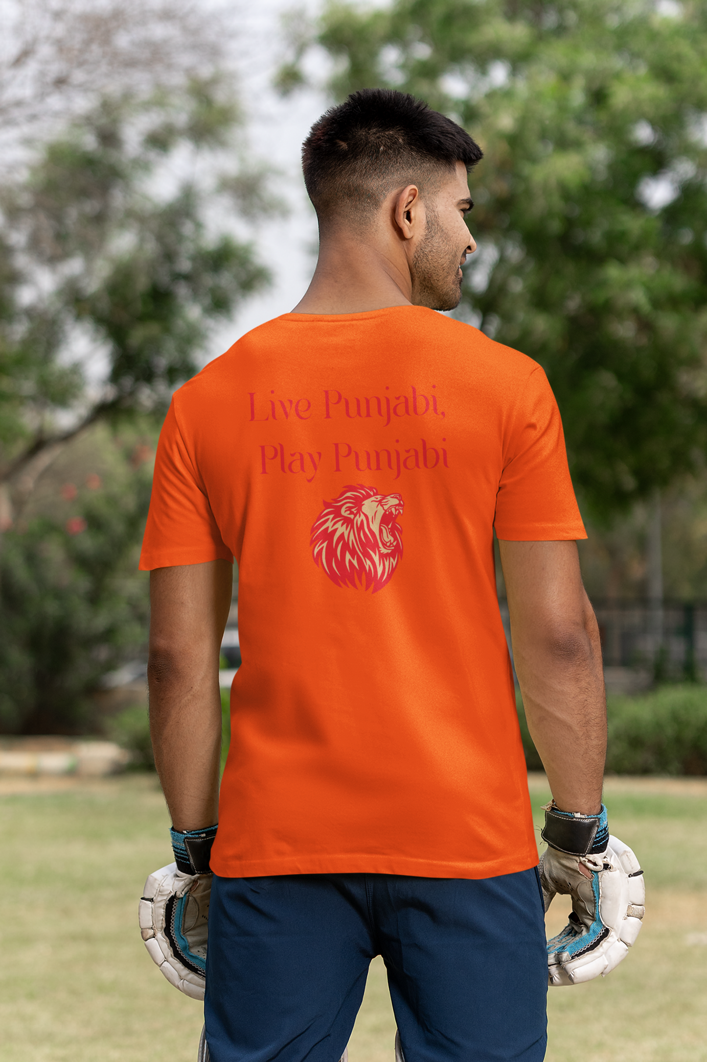 Live Punjabi Play Punjabi Round Neck T Shirt