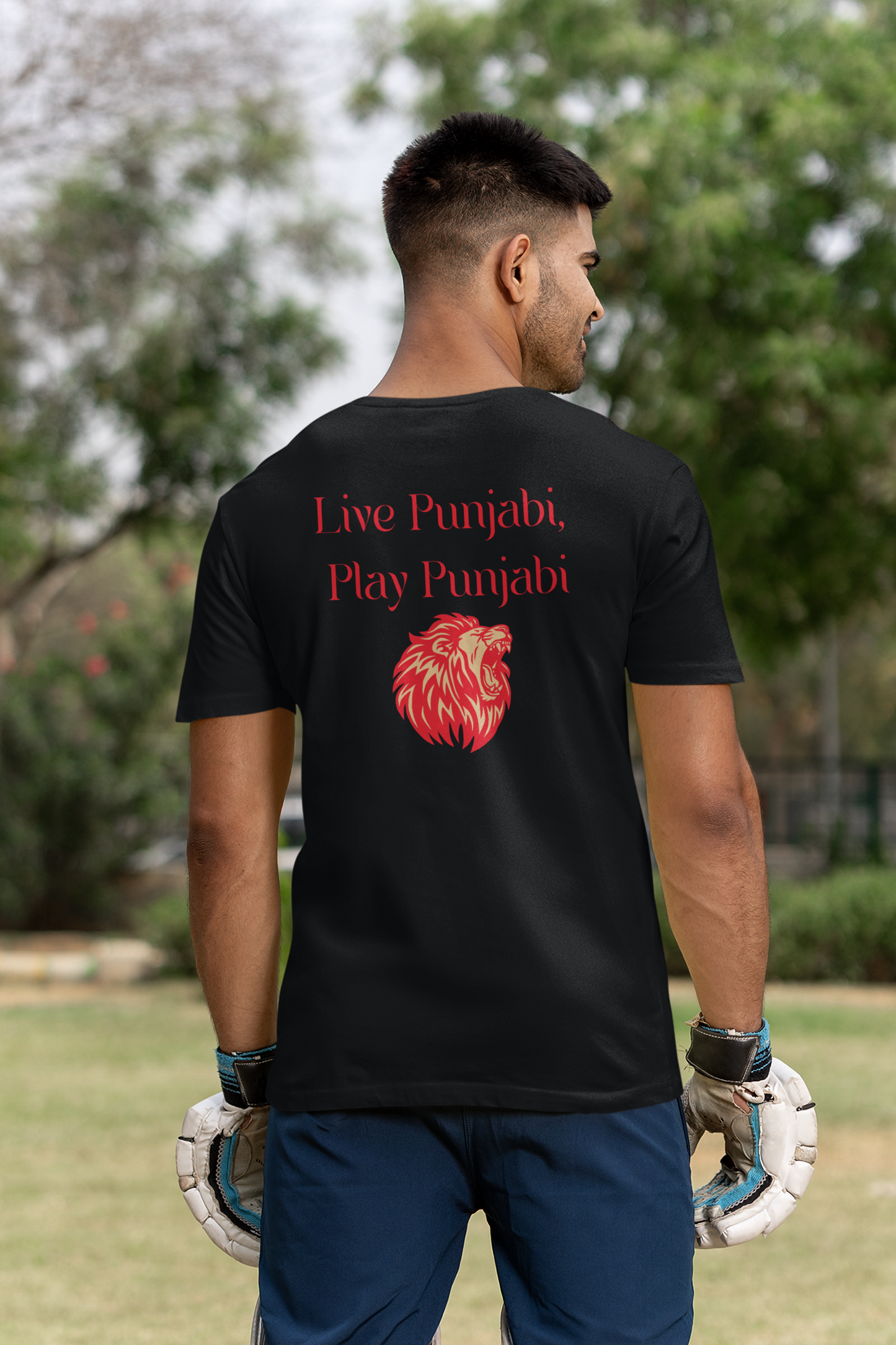 Live Punjabi Play Punjabi Round Neck T Shirt