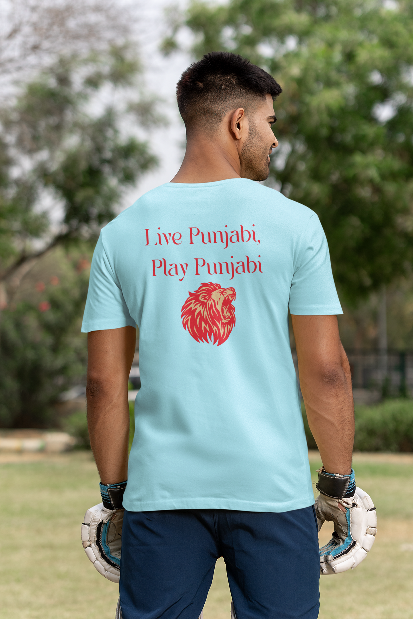 Live Punjabi Play Punjabi Round Neck T Shirt