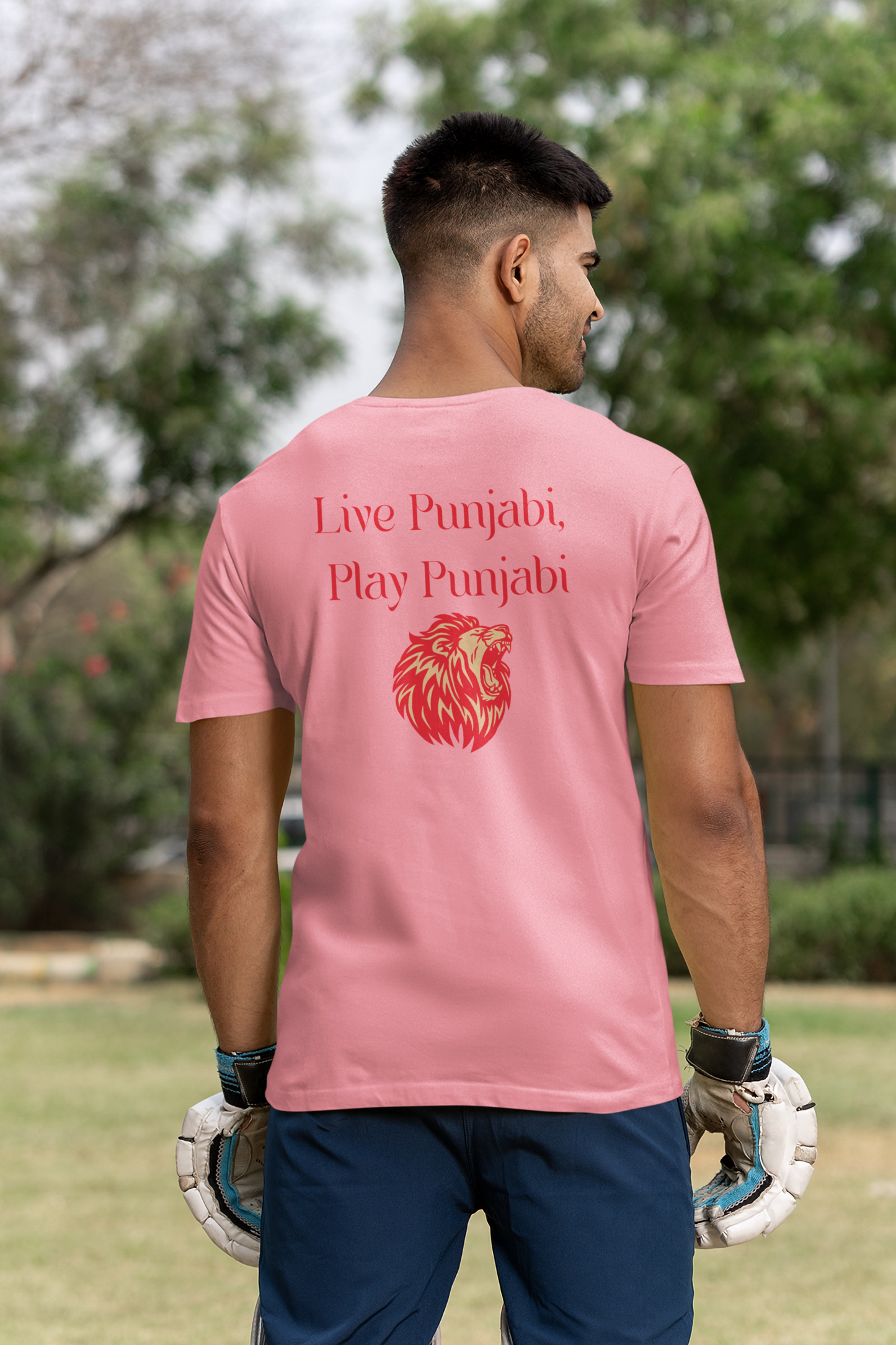 Live Punjabi Play Punjabi Round Neck T Shirt