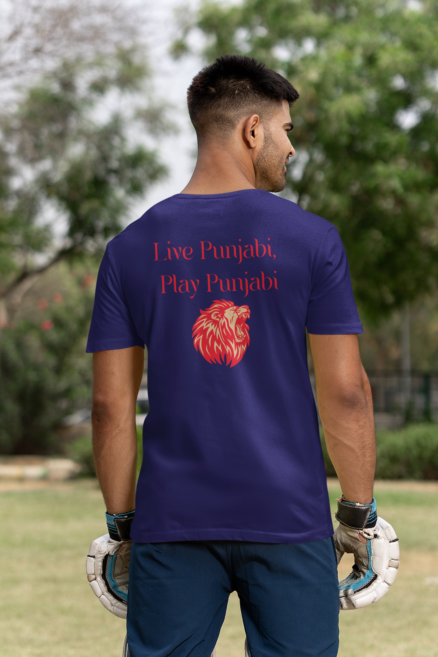 Live Punjabi Play Punjabi Round Neck T Shirt