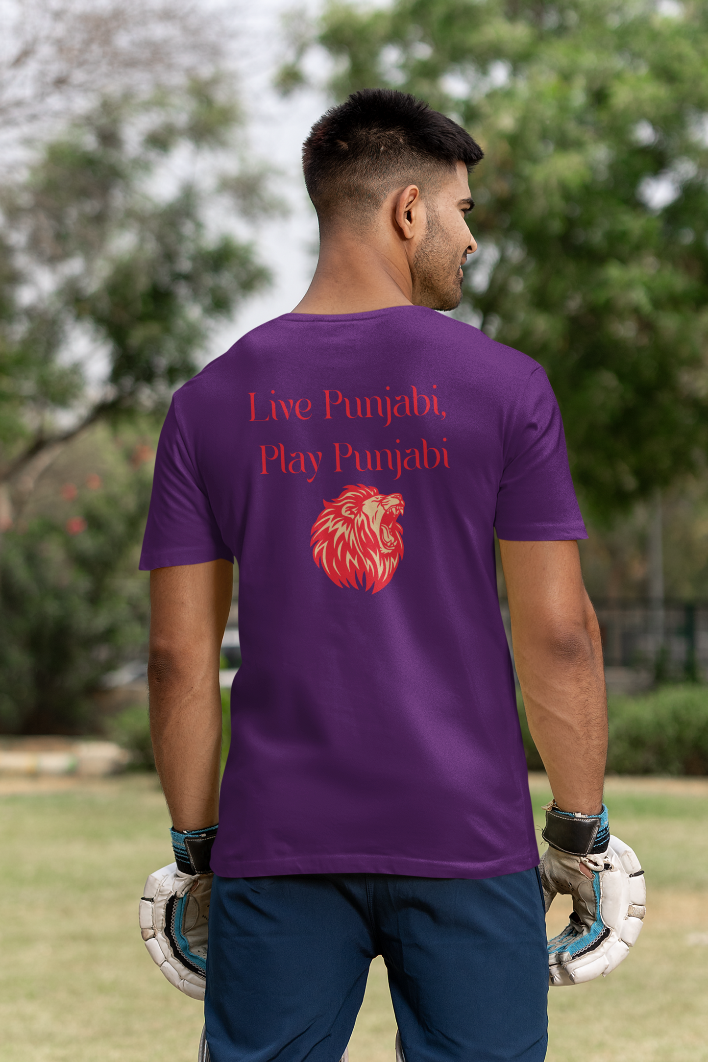 Live Punjabi Play Punjabi Round Neck T Shirt