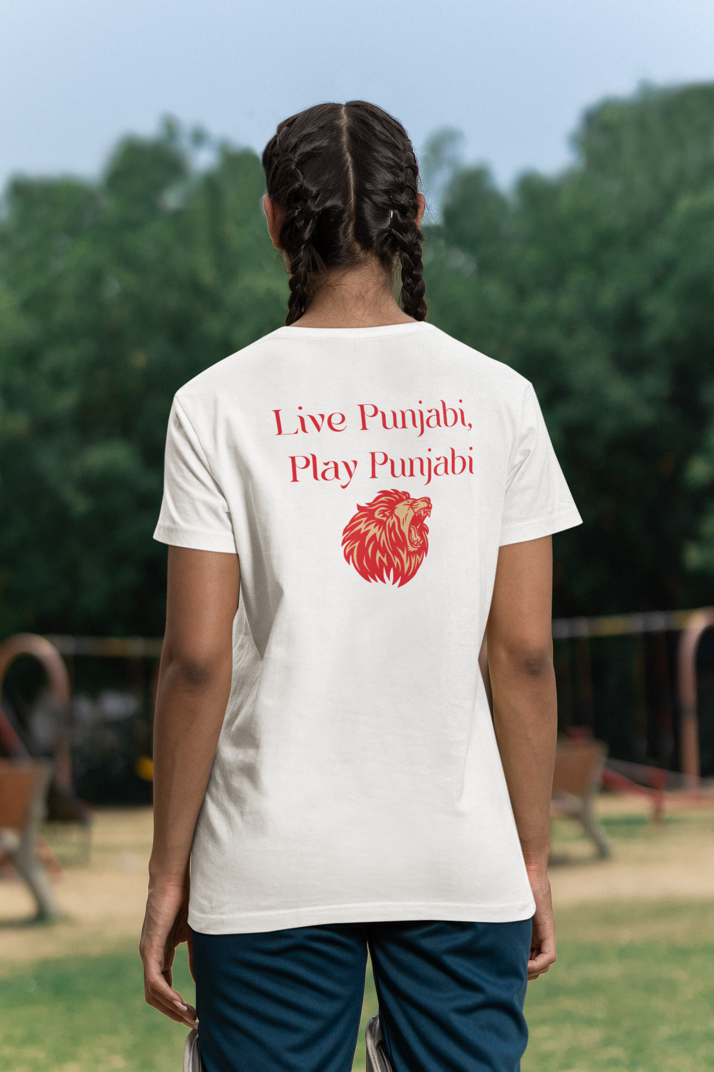 Live Punjabi Play Punjabi Round Neck T Shirt