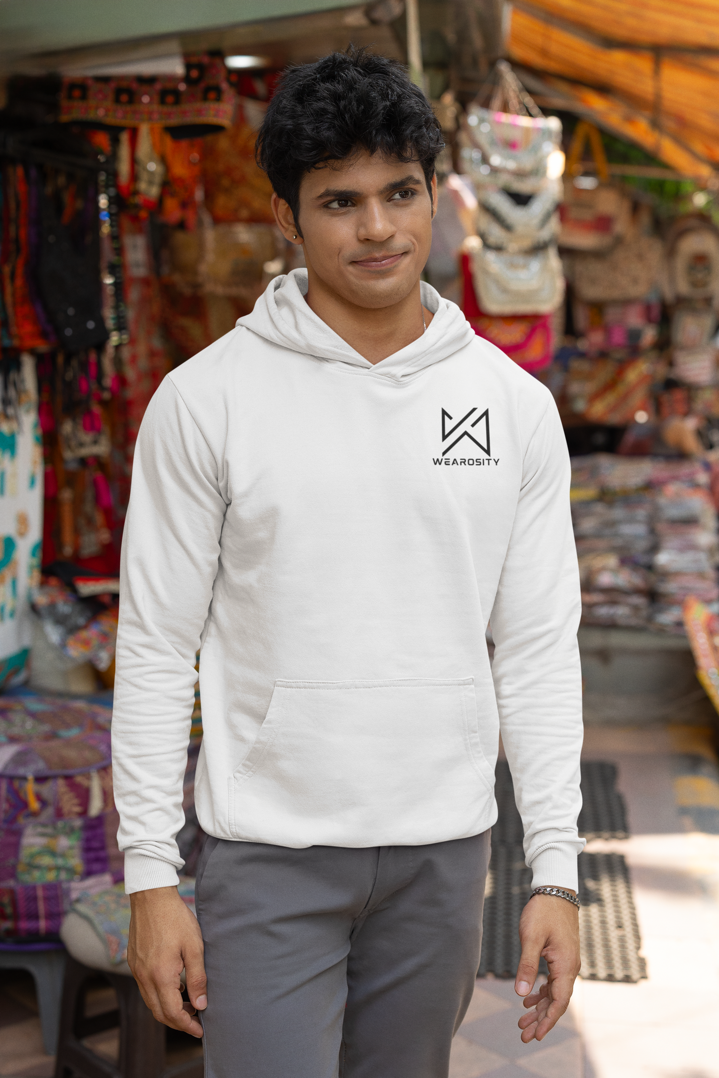Oversized Heavy White Hoodies