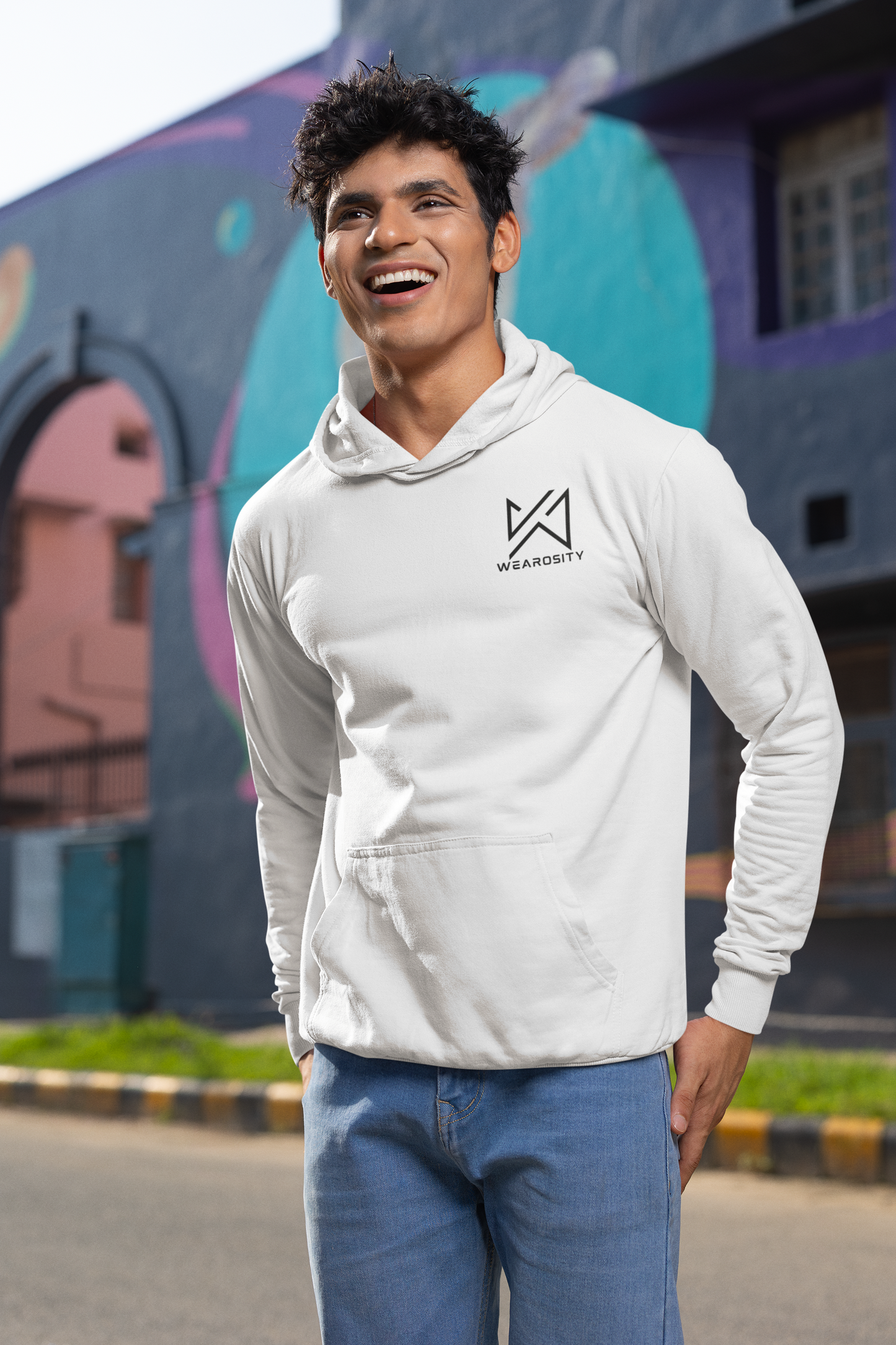 Oversized Heavy White Hoodies