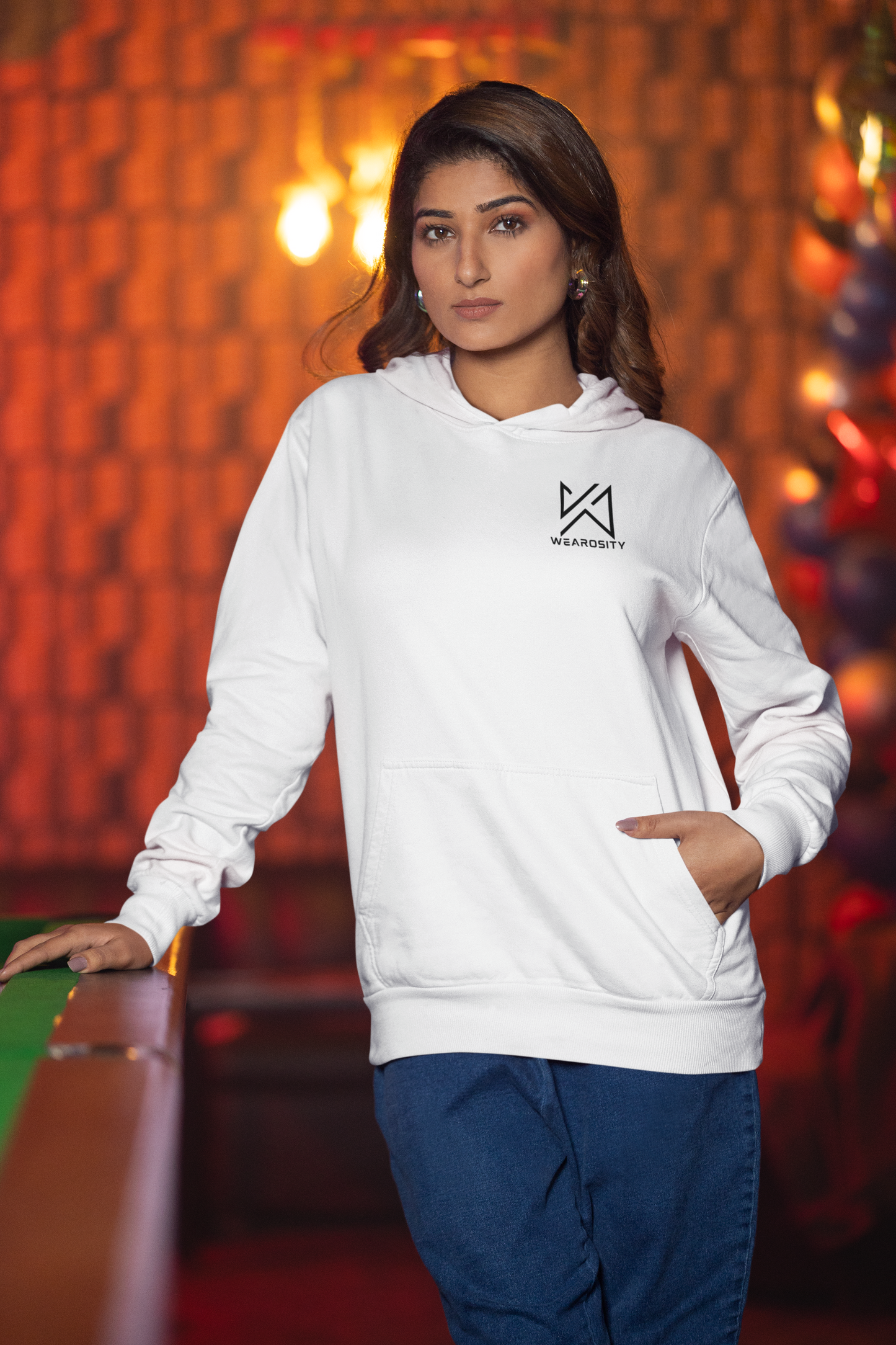 Oversized Heavy White Hoodies
