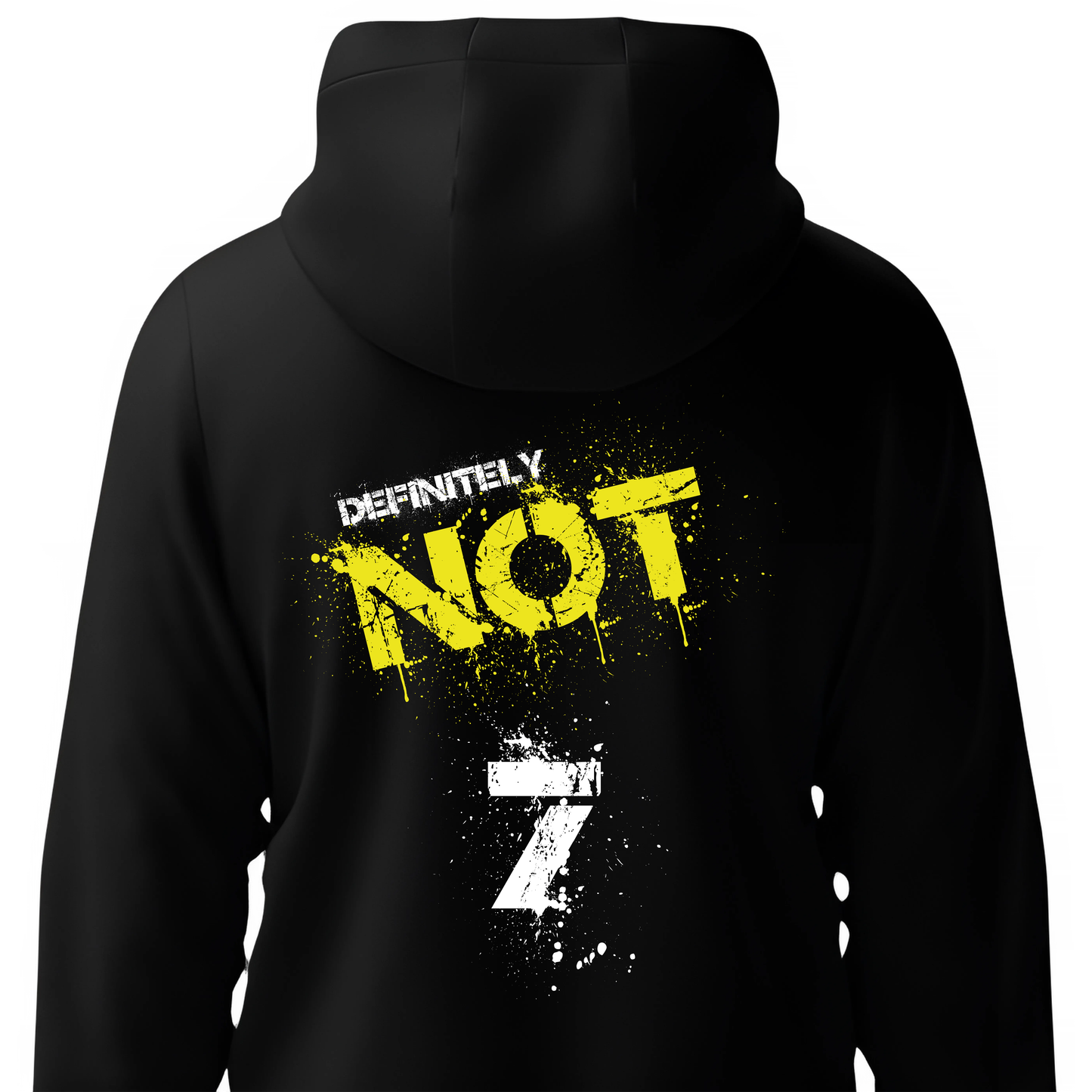 Definitely Not - Chennai Black Zip Hoodies