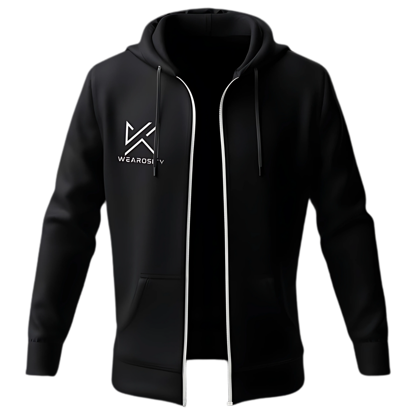 Definitely Not - Chennai Black Zip Hoodies