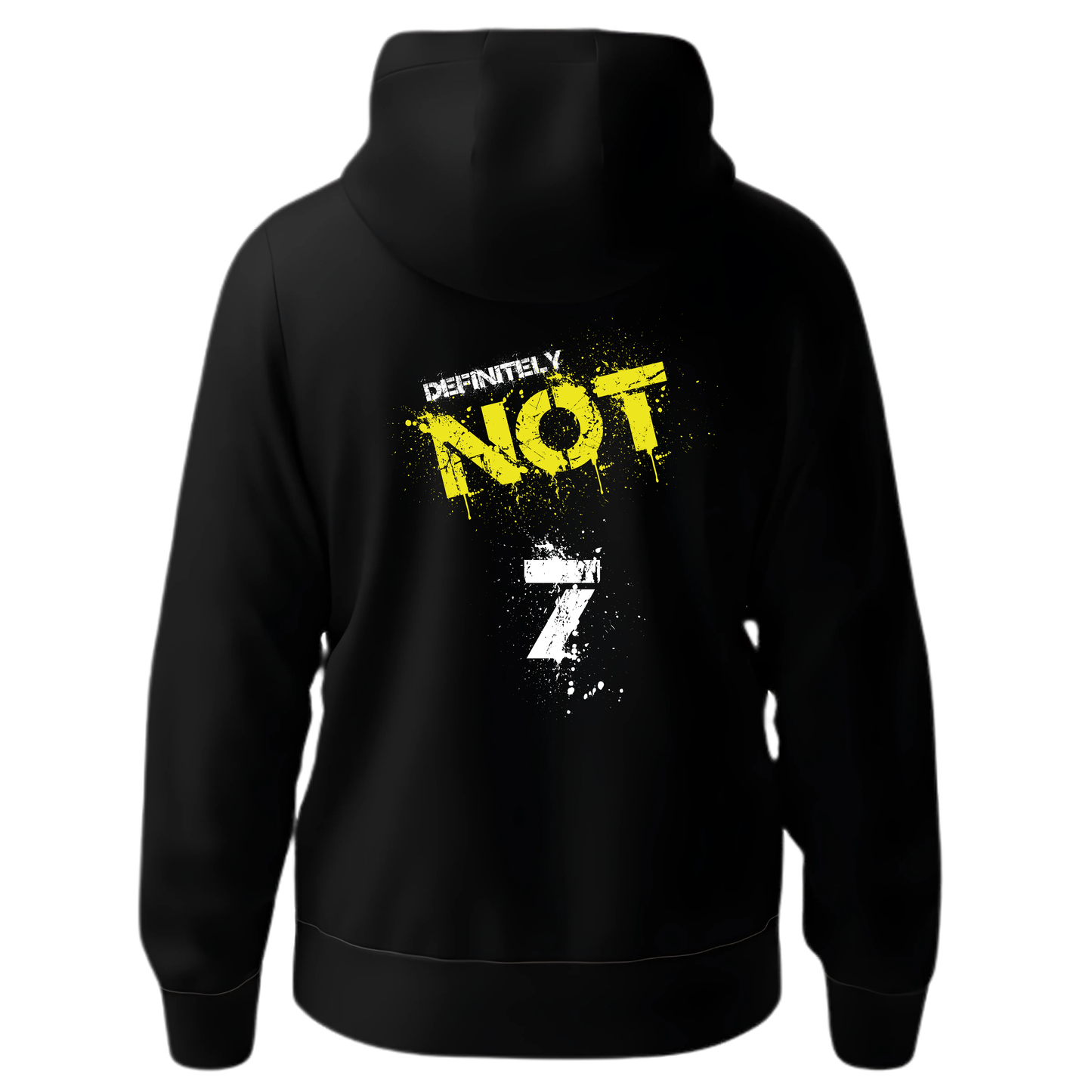 Definitely Not - Chennai Black Zip Hoodies