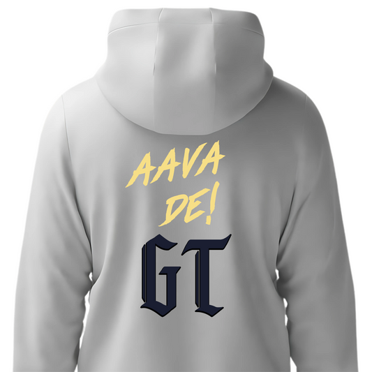 Aava De- Gujarat White Zip Hoodies