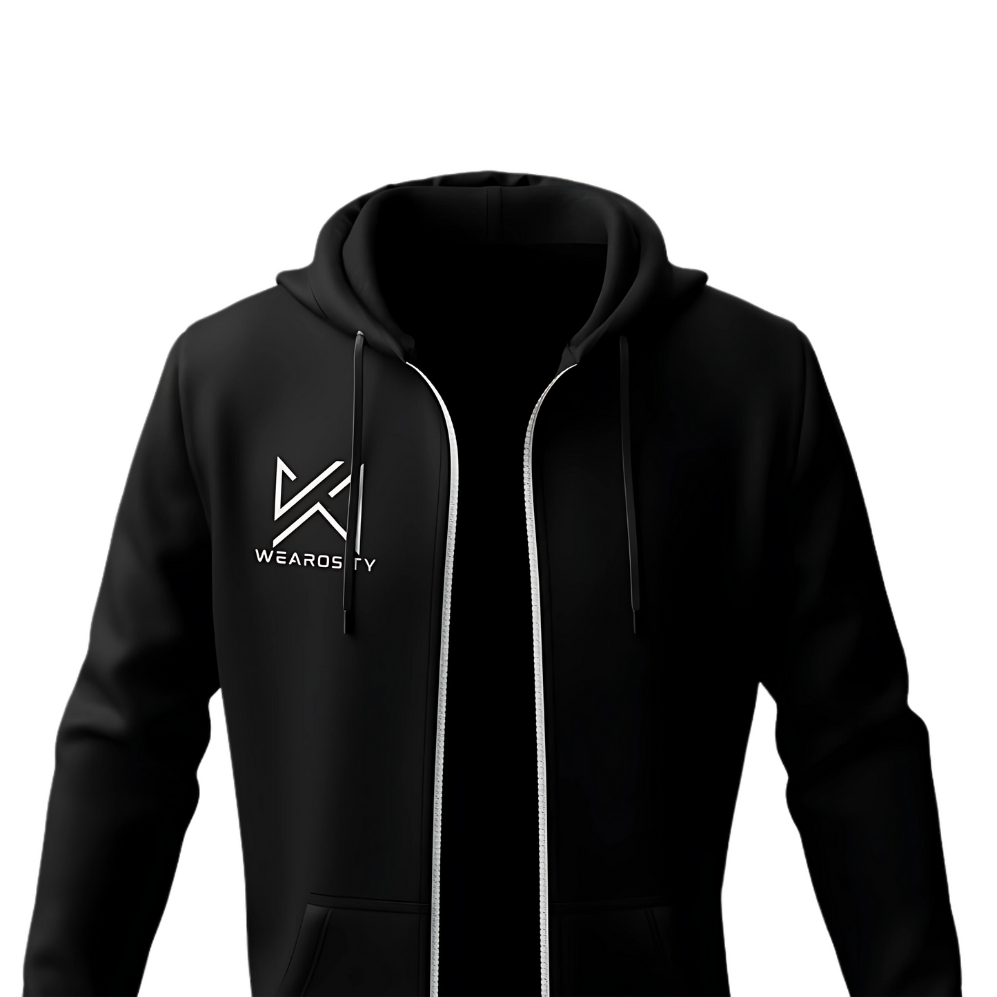 Definitely Not - Chennai Black Zip Hoodies