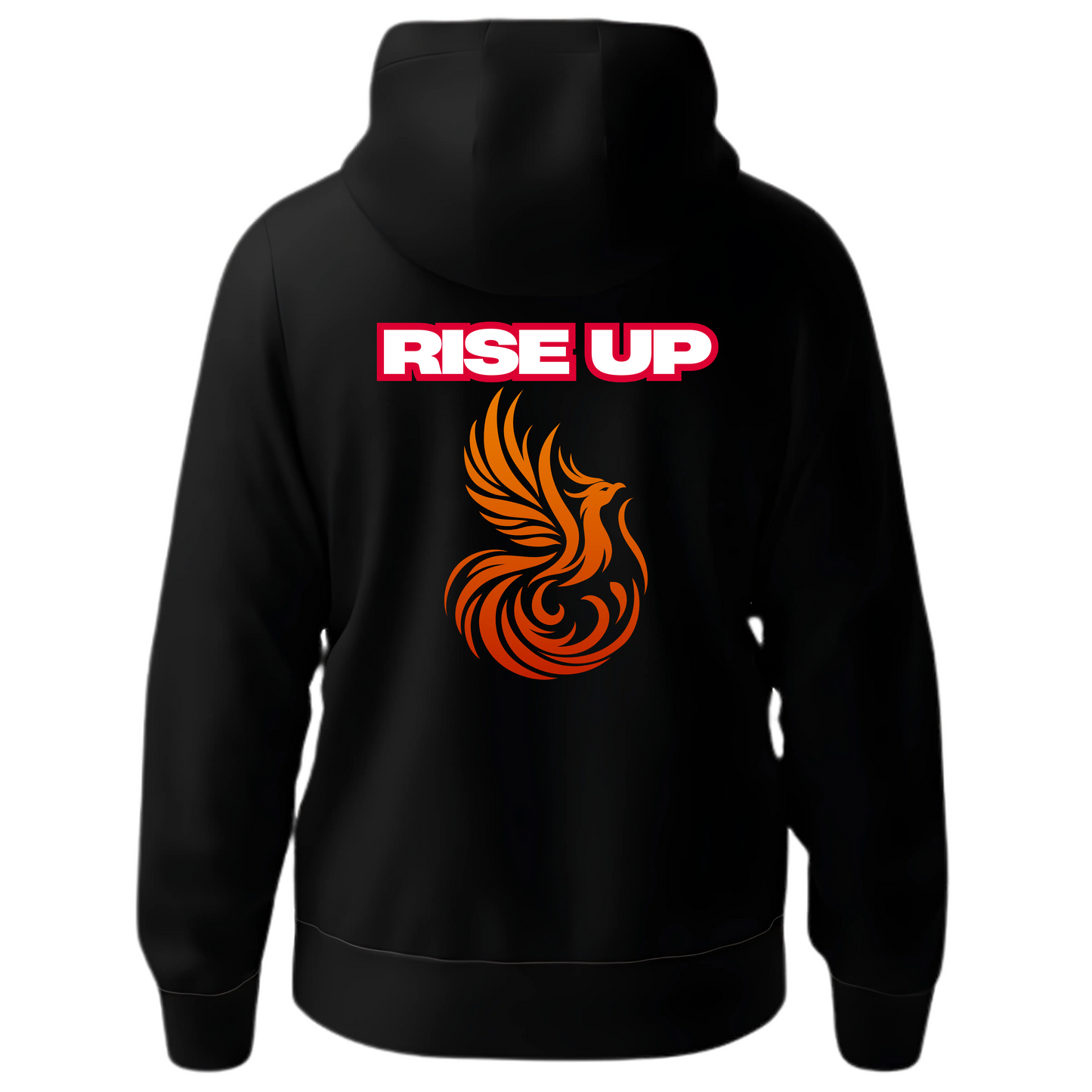 Rise Up- Hyderabad Black Zip Hoodies